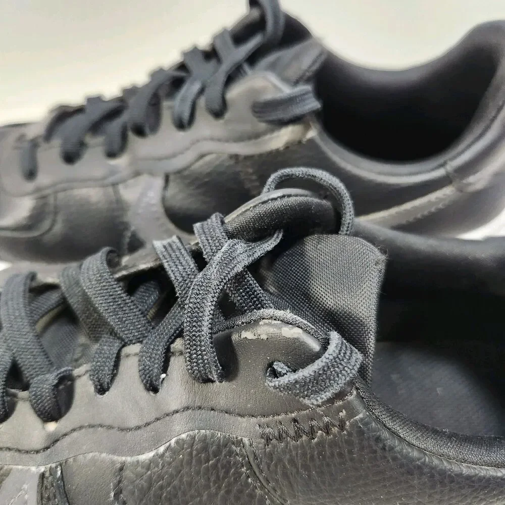 Nike‎ Women's Air Force 1 PLT.AF.ORM Leather Sneakers Size 10 Black DJ9946-001